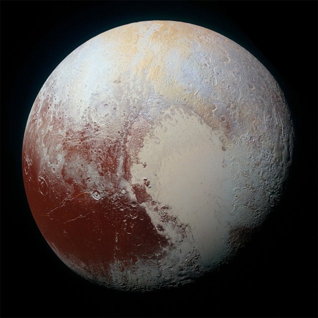 Image of Pluto taken by New Horizons