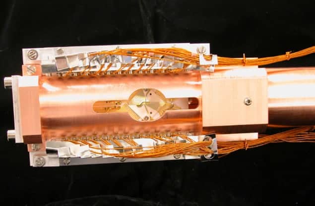Photograph of the ion trap used by Dave Wineleand and colleagues at NIST Photograph of the ion trap used by Dave Wineleand and colleagues at NIST