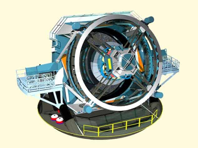 Artistic impression of the Large Synoptic Survey Telescope