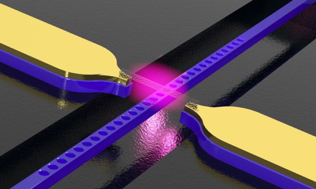 Illustration depicting the carbon-nanotube light source