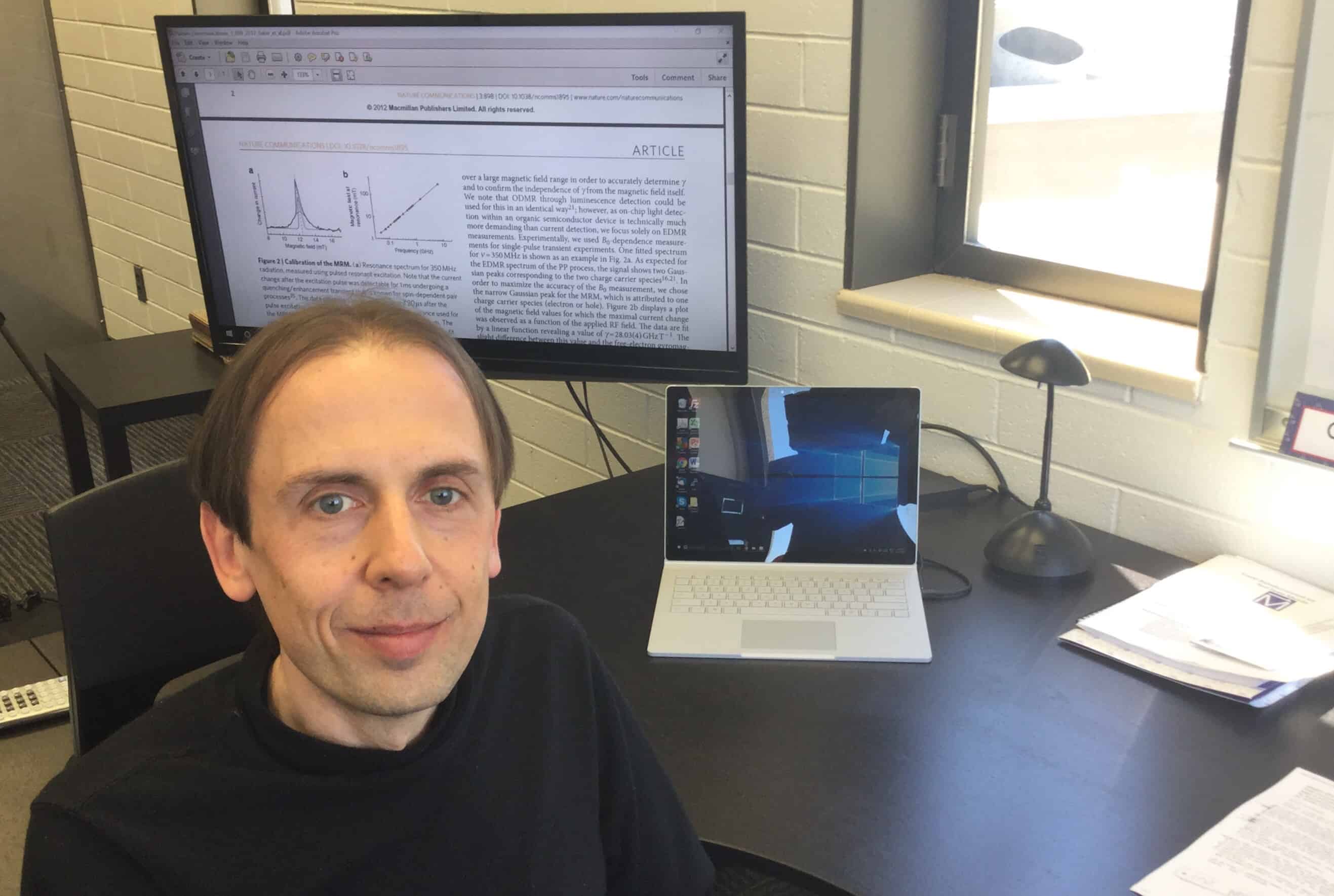 Christoph Boehme of the University of Utah