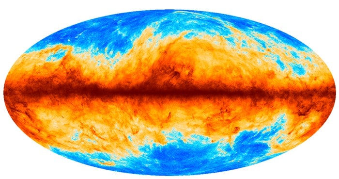 The cosmic infrared background at 857 GHz as seen by the European Space Agency's Planck mission