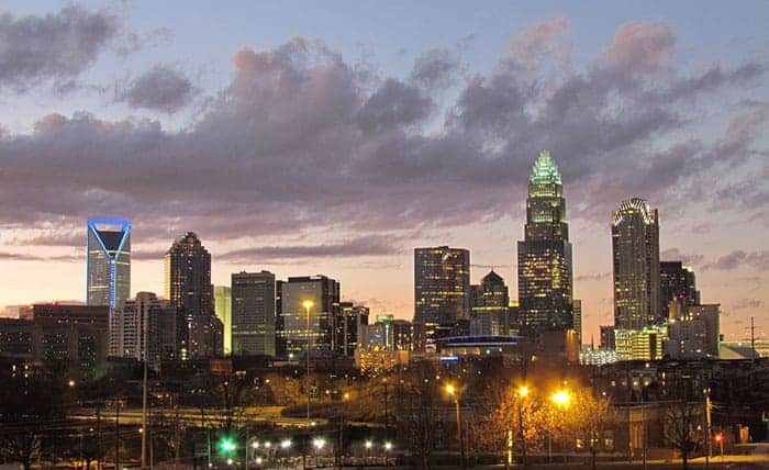 The skyline of Charlotte, North Carolina