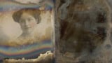 Two heavily degraded daguerrotypes