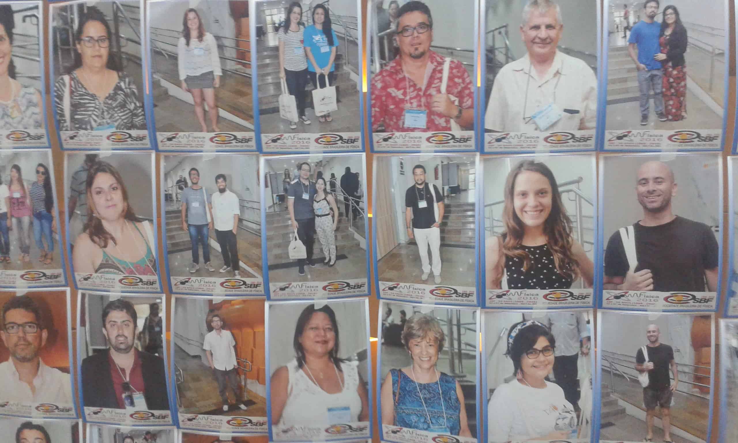 Photo of some of the delegates at the 50th anniversary meeting of the Brazil Physics Society in Natal, Brazil, 5 September 2016