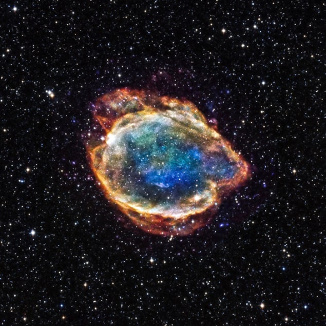X-ray image of supernova remnant G299