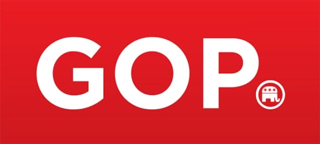 Picture of Republican party flag