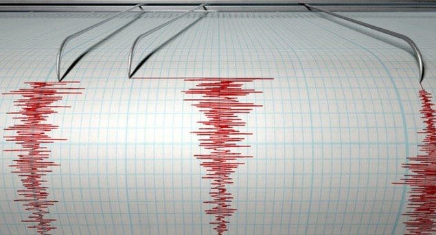 Photograph of a seismograph