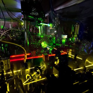 Photograph of the atomic clock