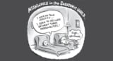 Cartoon of a neutrino seeing a psychiatrist about its personality disorder