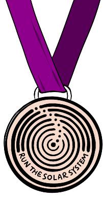 Run the Solar System medal