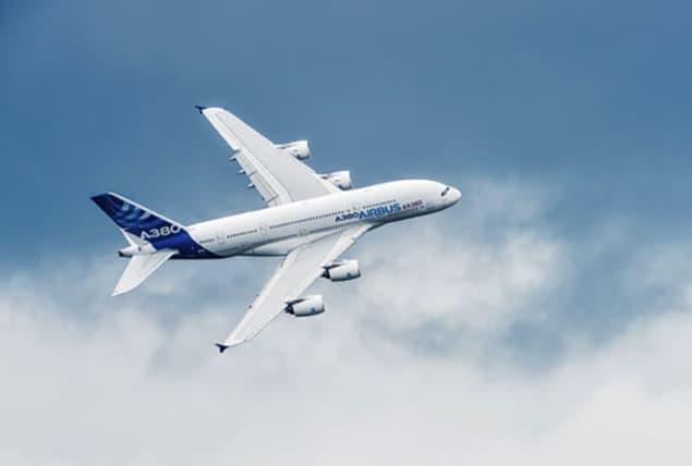 Photograph of an Airbus A380