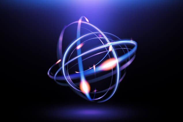 Artist impression of an atom