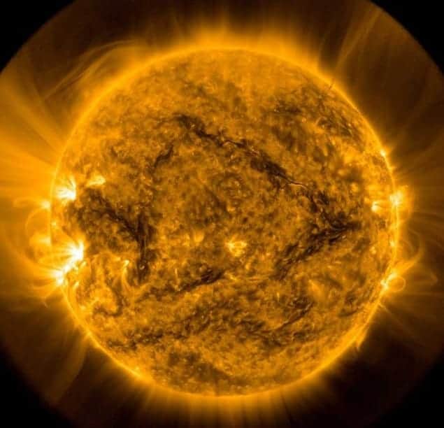 Image of the Sun taken by the Solar Dynamics Observatory