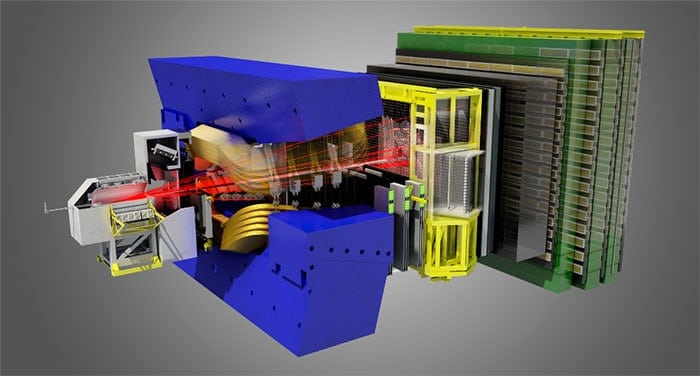 Illustration of the LHCb experiment at CERN