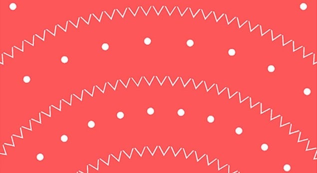 Schematic showing three of the funnel-like walls of the bacteria corral Schematic showing three of the funnel-like walls of the bacteria corral