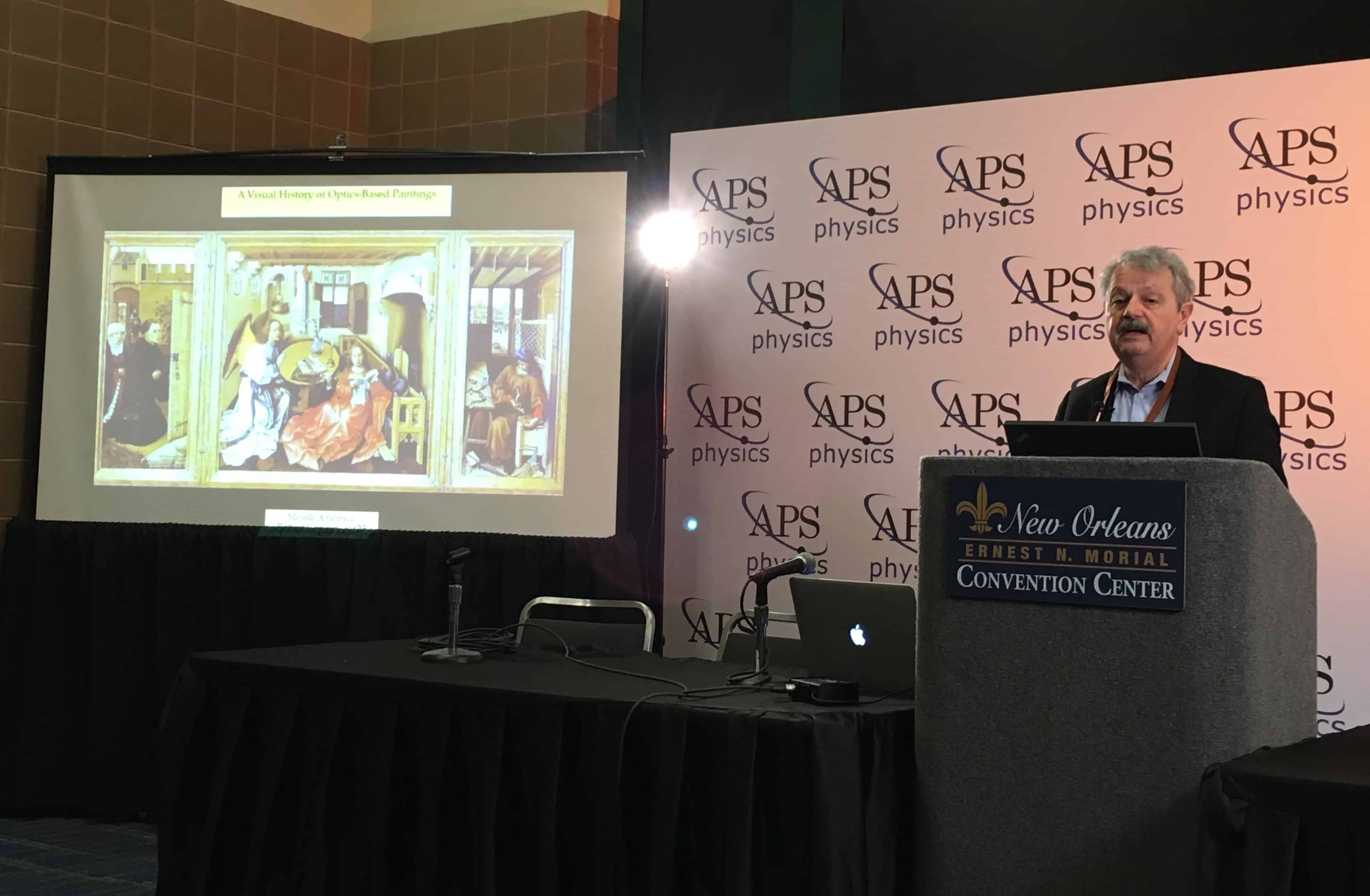 Artists' secrets: Charles Falco describes how artists used lenses (Courtesy: Tushna Commissariat)