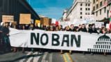 Protest against the travel ban