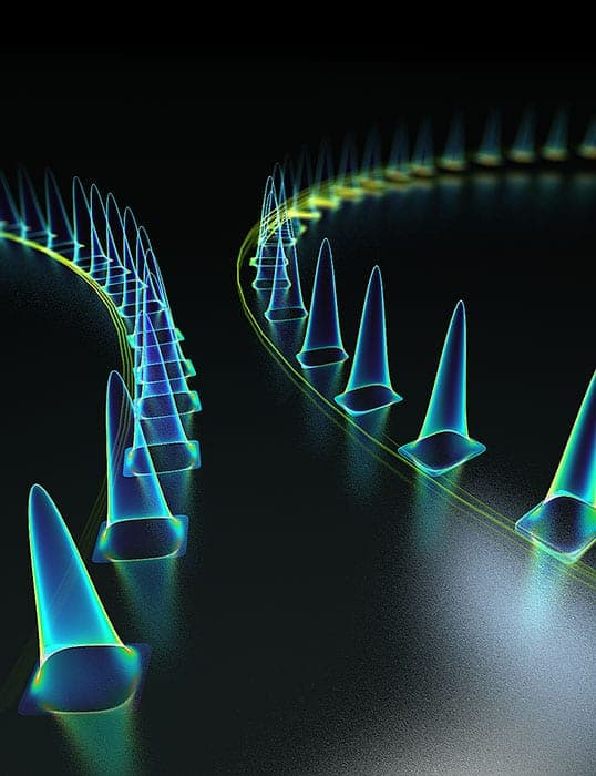 Illustration of soliton molecules