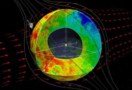 Schematic of the rounded heliosphere surrounding the inner solar system