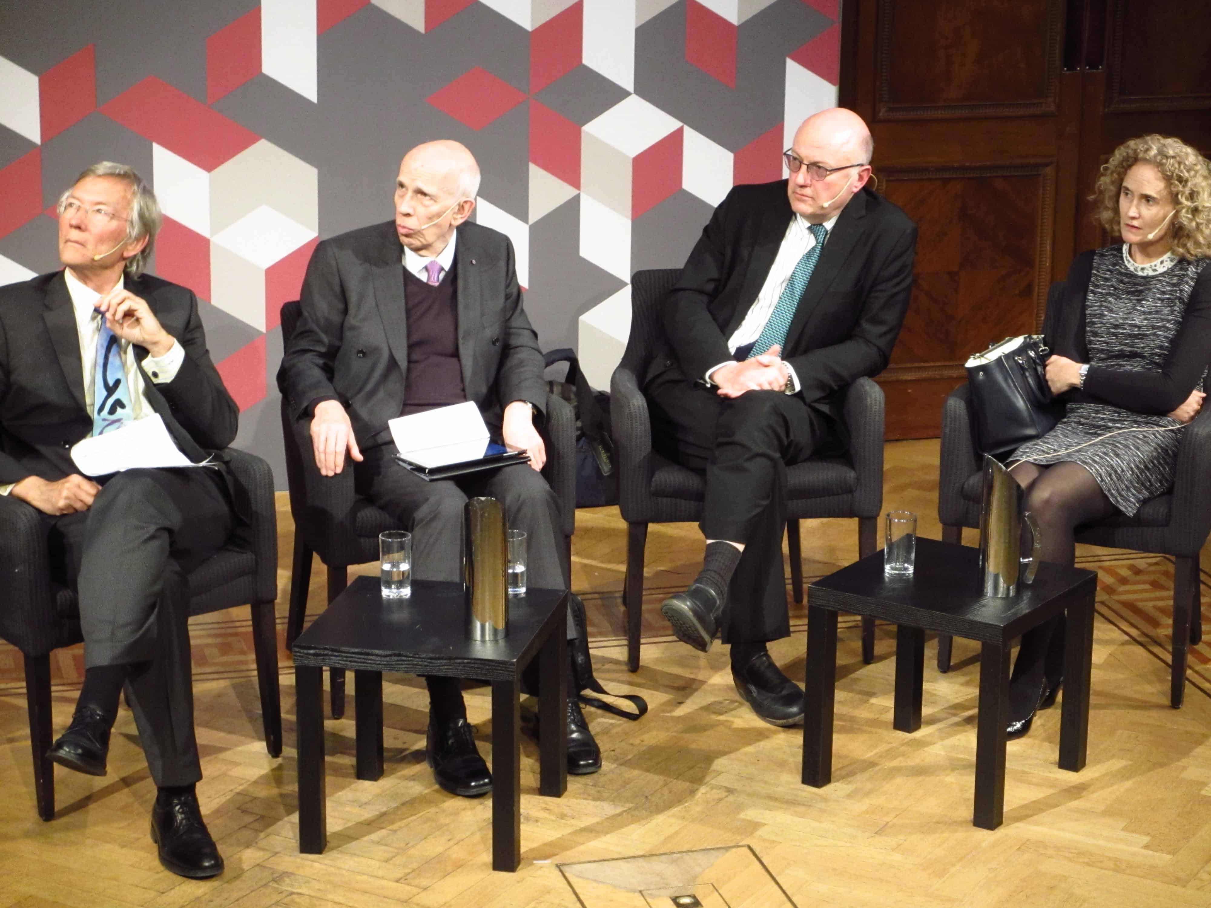 Brexit panel: left to right are Rolf Tarrach, Ole Petersen, Mark Ferguson and Gail Cardew