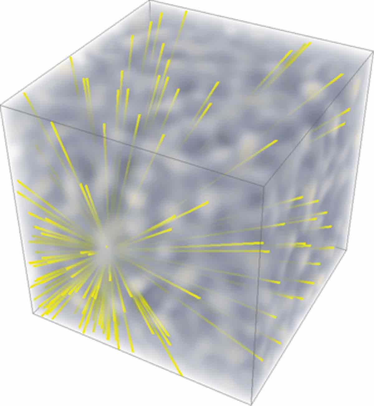 Illustration of a simulation of “co-ordinate invariance”