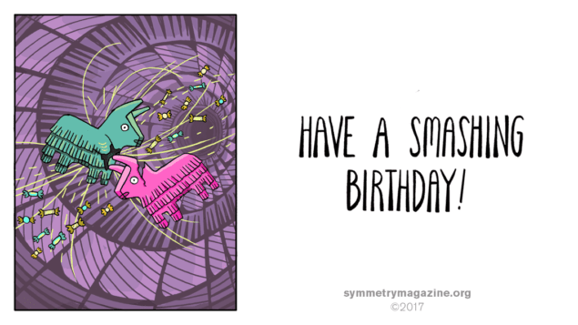 Fermilab birthday card