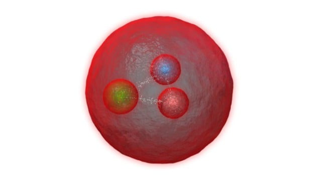 Illustration of the doubly charmed baryon