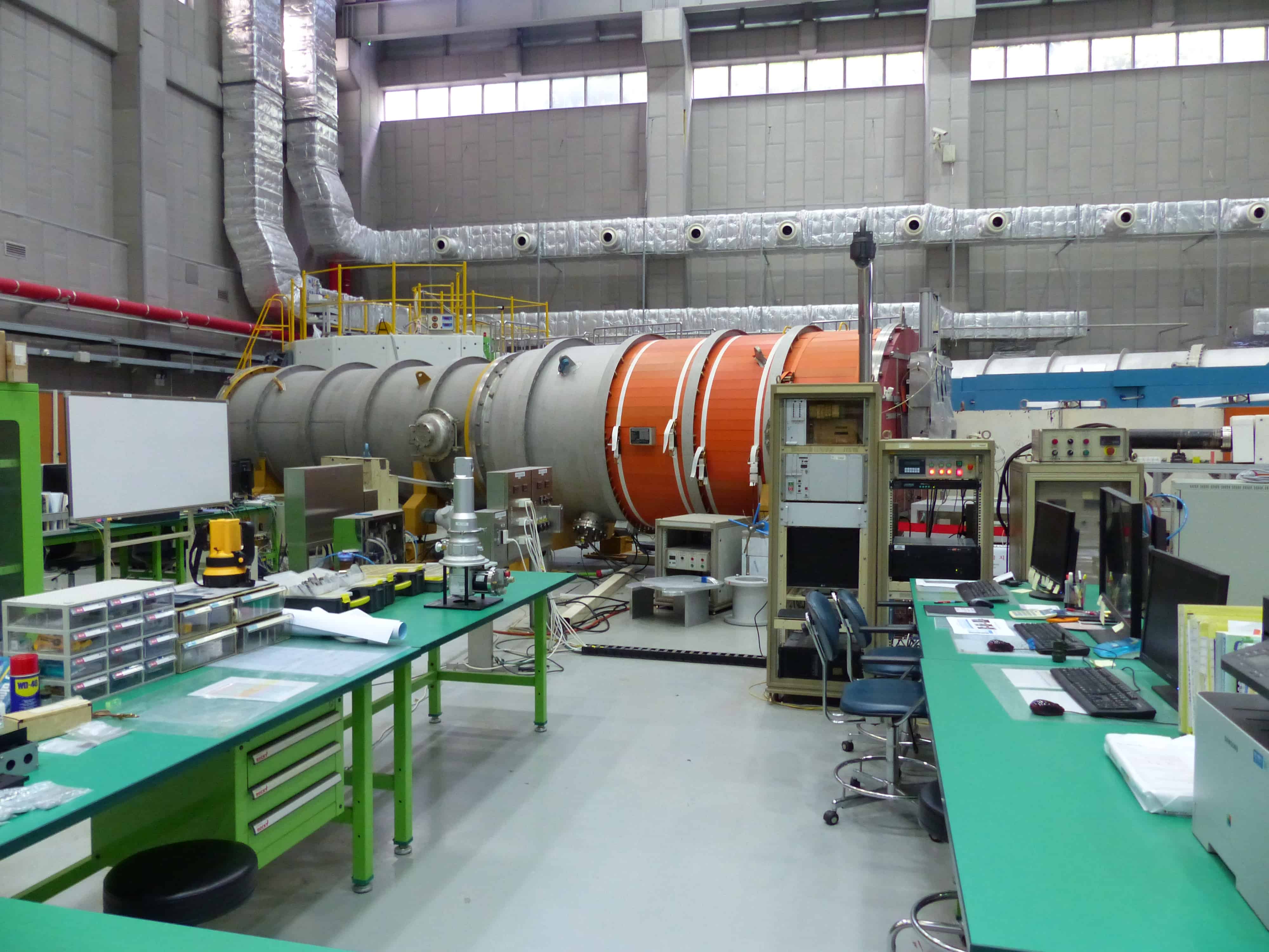 Photo of part of the HANARO beamline