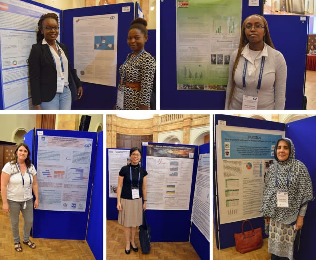 Mwape Mofya and Mwansa Kawesha from Zambia, Helga Danga from Zimbabwe, Cecilia Stari from Uruguay, Yi-Chun Chen from Taiwan and Anisa Qamar from Pakistan