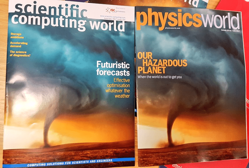 Reunited: Scientific Computing World and Physics World (Courtesy: Connor Macrae)