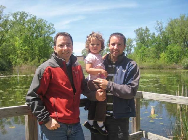 Twins Dale (left) and Dan (right) Kocevski