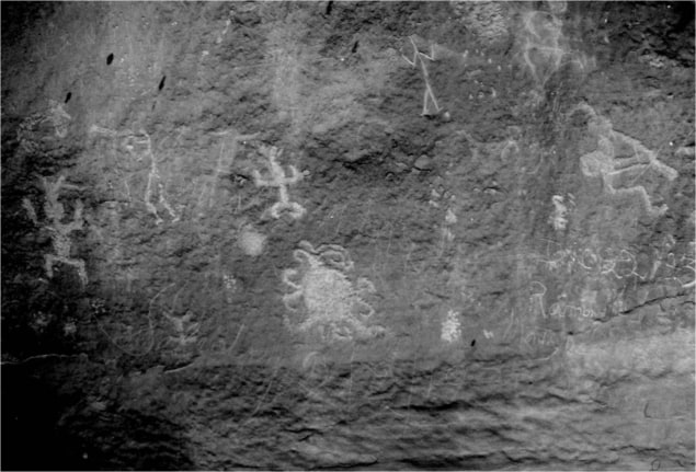 a Chaco Canyon petroglyph