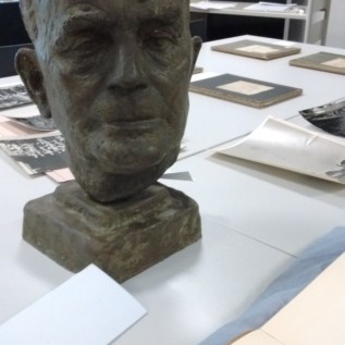 a bust of Cecil Powell