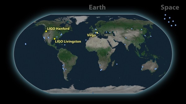 observatories that saw GW170817 observatories that saw GW170817