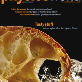 Physics World October 2017 cover