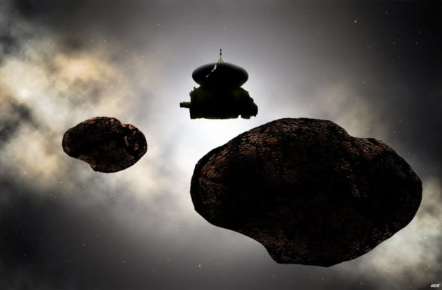 artist’s impression of the (486958) 2014 MU69 flyby