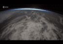 A meteoroid as seen from the ISS