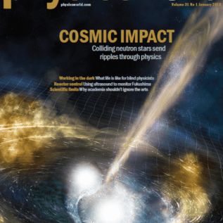 Physics World January 2018 cover