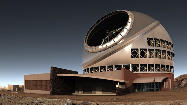 Artist's impression of the Thirty Meter Telescope