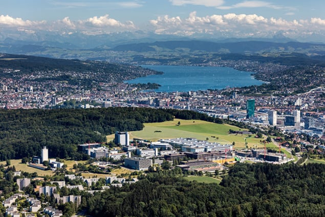 Ariel view of ETH Zurich's campus in Honggerberg