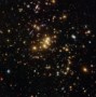 A photograph captured by the Hubble Space Telescope of galaxy cluster Cl 0024+17.