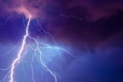 Photograph of lightning