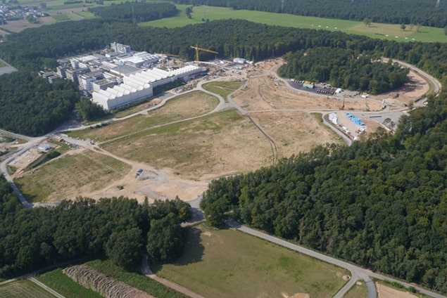 Ariel view of the Facility for Anti-Proton and Ion Research