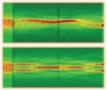 Snapshots from computer simulations of Grover’s quantum search algorithm implemented in microwave metamaterials.