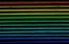 An example of the spectrum from two laser frequency combs