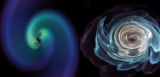 Gravitational waves illustration