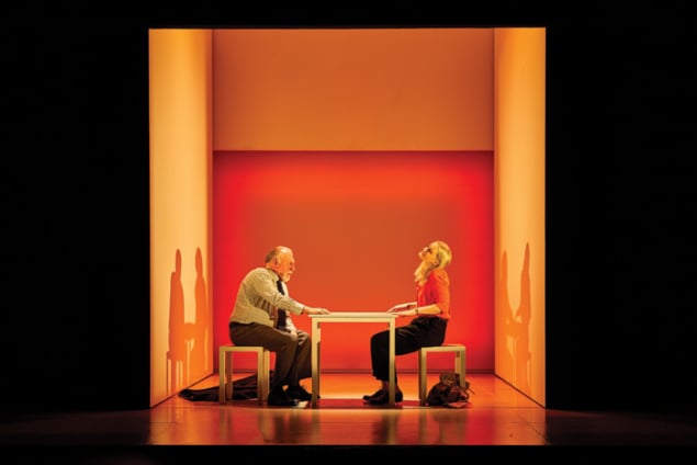 Kenneth Cranham and Anne-Marie Duff in the new production of the play Heisenberg: the Uncertainty Principle, directed by Marianne Elliott