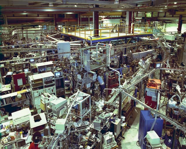 Photograph of the NSLS light source at Brookhaven National Laboratory