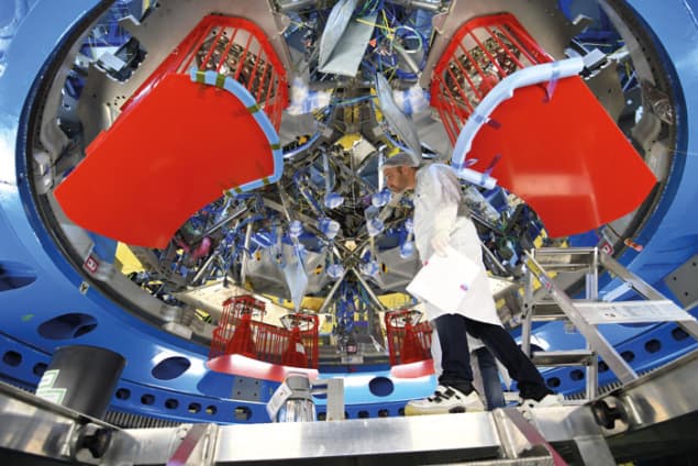 Photograph of the inside of Orion’s service module